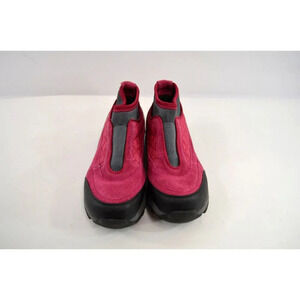 Lands End Winter Trekker Snow Winter Hiking Boots Pull Up Shoes Berry Womens 8.5